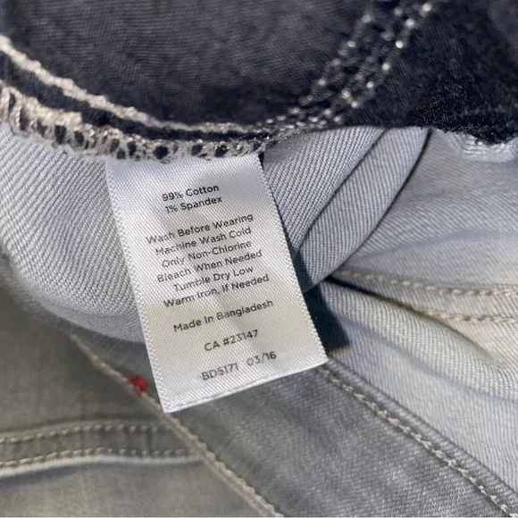 Talbots Gray Simply Flattering 5 Pocket Jeans - Picture 7 of 9